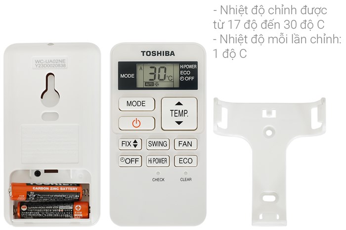 Máy lạnh TOSHIBA Inverter 2.5 HP RAS-H24S4KCV2G-V